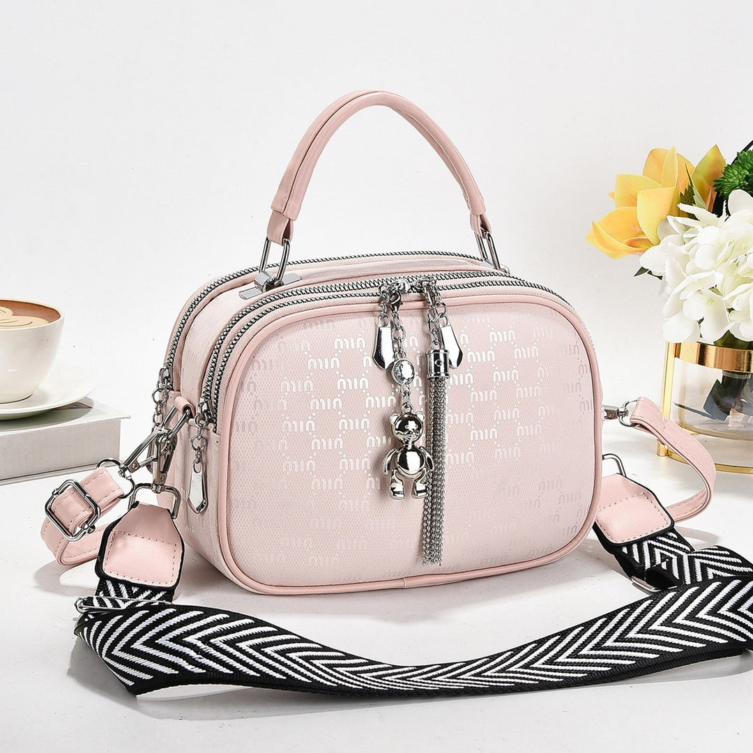 Damen Mini Handtasche mit einzigartiger Prägung und abnehmbarem Schulterriemen Nord Taschen