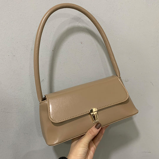 Damen elegante Handtasche mit klassischem Klappverschluss Nord Taschen