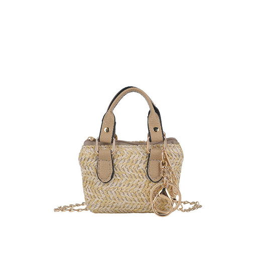 Damen Mini-Handtasche mit kunstvollem Struktur-Design Nord Taschen