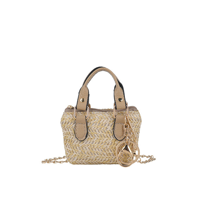 Damen Mini-Handtasche mit kunstvollem Struktur-Design Nord Taschen
