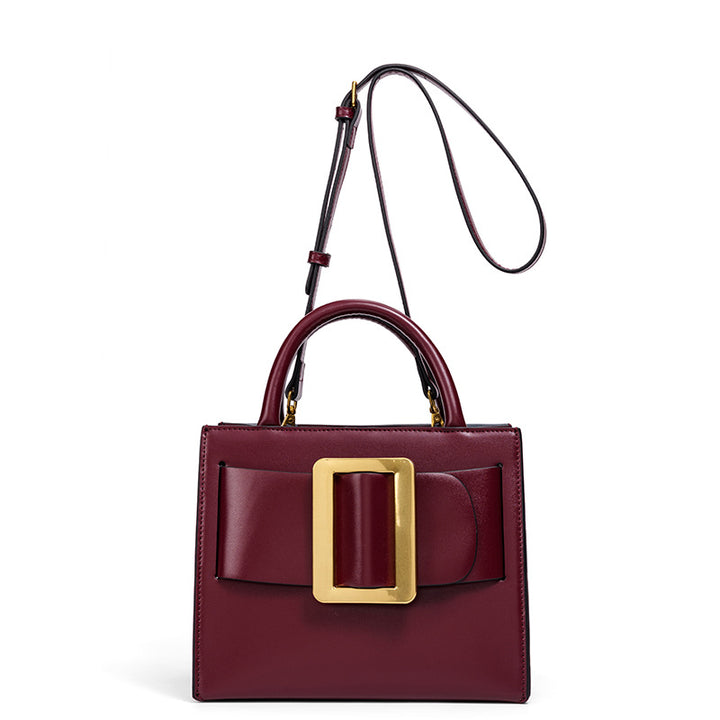 Damen Designer Handtasche mit markantem Schnallenverschluss Nord Taschen
