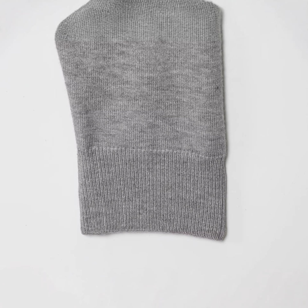 Damen Oversize Pullover mit weitem Rundhalsausschnitt und Rippbündchen Nord Taschen