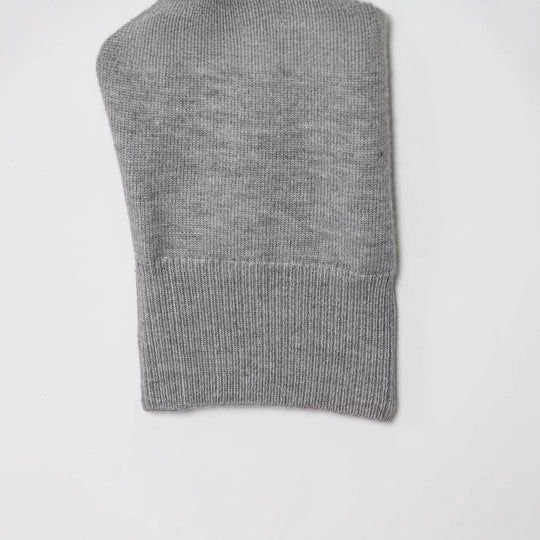 Damen Oversize Pullover mit weitem Rundhalsausschnitt und Rippbündchen Nord Taschen