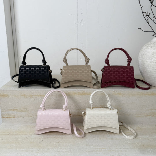Damen Mini-Umhängetasche mit eleganter Prägung und abnehmbarem Schulterriemen Nord Taschen