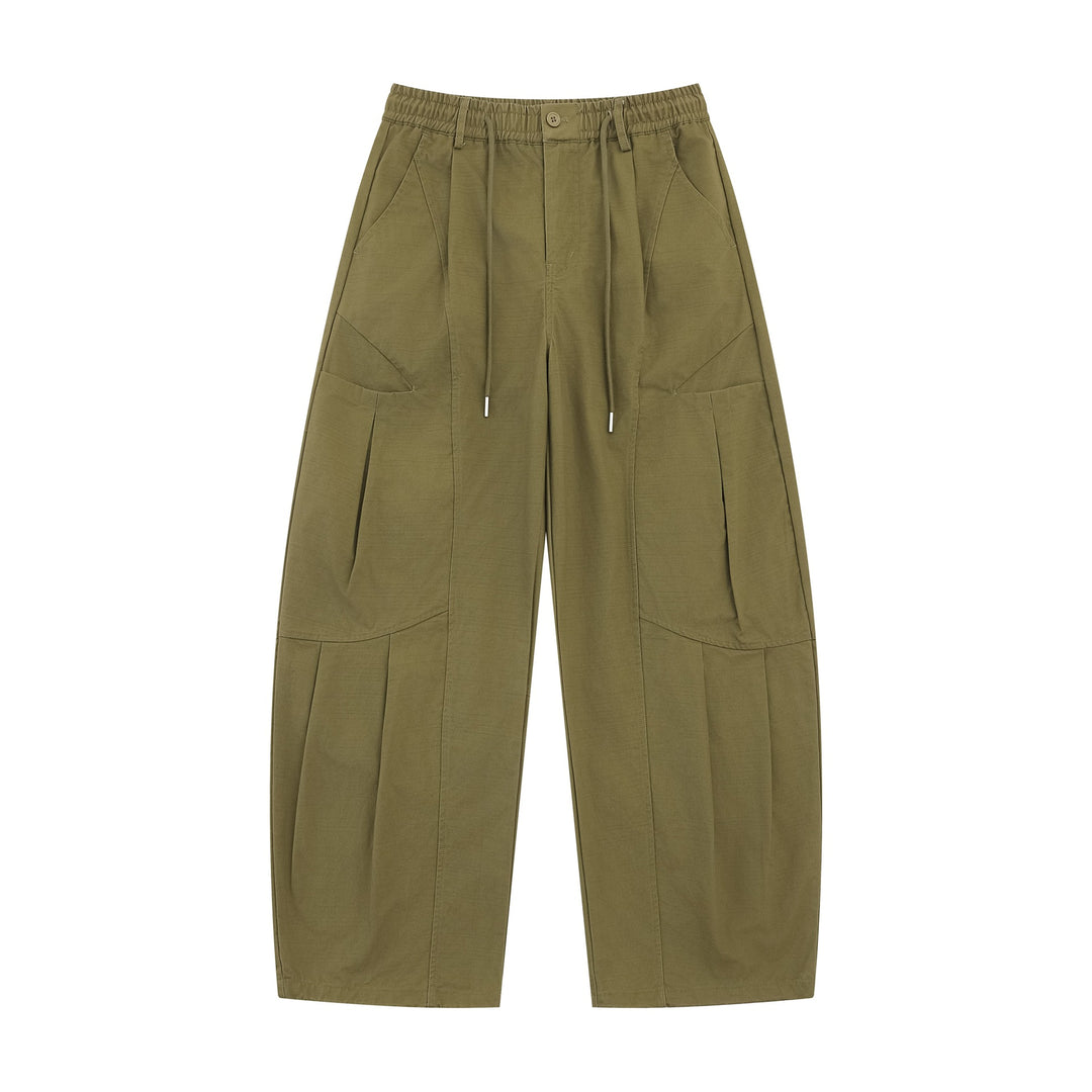 Damen Weite Cargo-Culotte mit elastischem Bund und großen Pattentaschen Nord Taschen