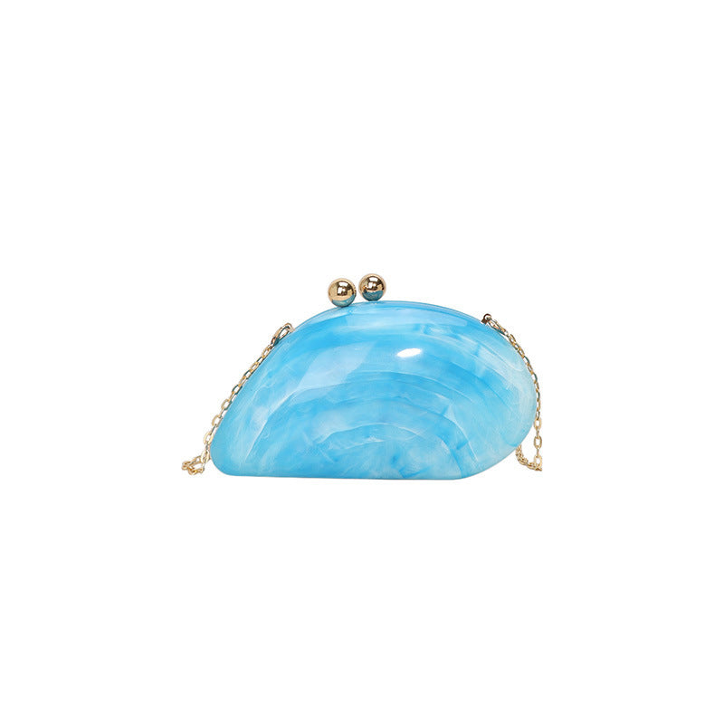 Damen Clutch im eleganten Muscheldesign Nord Taschen