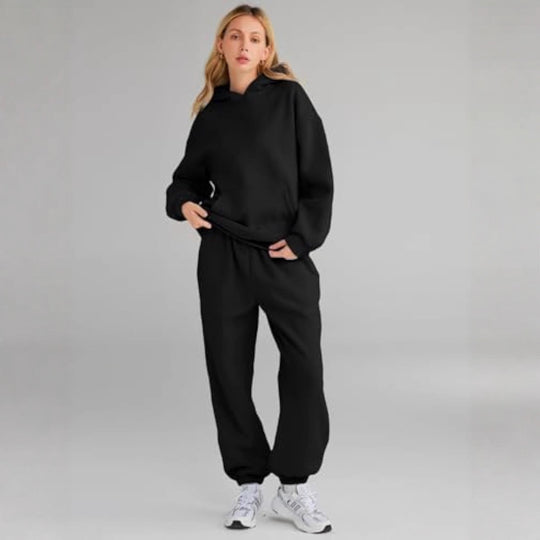 Damen Lässiger und bequemer Hoodie- und Jogginganzug Nord Taschen