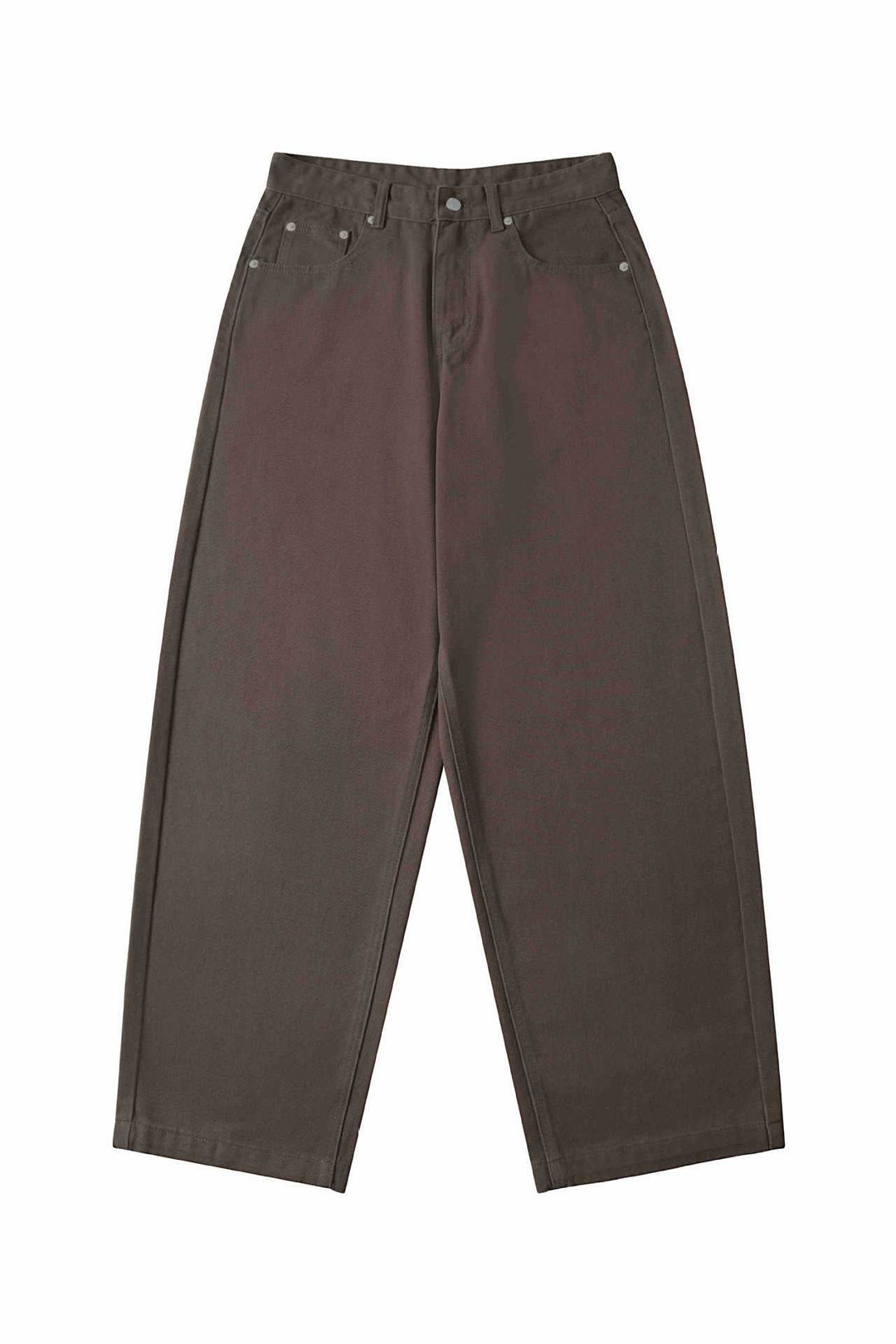 Damen High‑Waist Cropped-Jeans mit weitem Bein und Five‑Pocket Details Nord Taschen