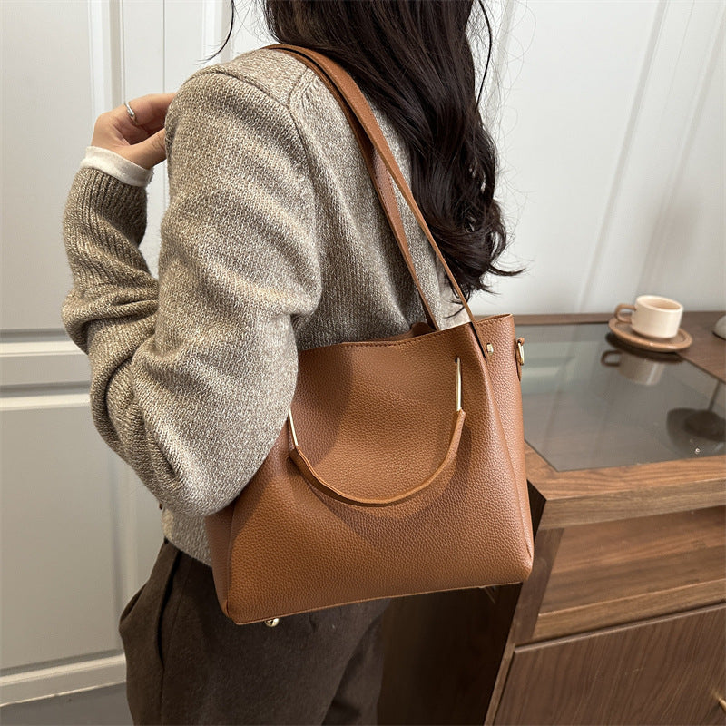 Damen elegante Henkeltasche aus hochwertigem Kunstleder Nord Taschen