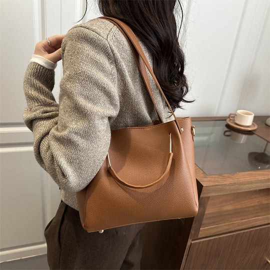 Damen elegante Henkeltasche aus hochwertigem Kunstleder Nord Taschen