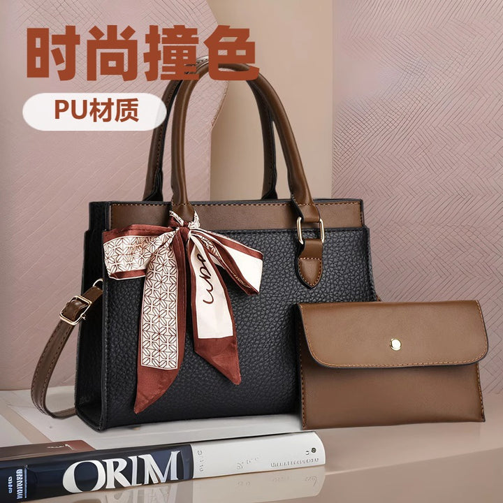 Damen Handtasche mit eleganten Design und zusätzlichem Kosmetiktäschchen Nord Taschen
