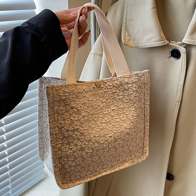 Damen trendige Stofftasche mit floralem Design Nord Taschen