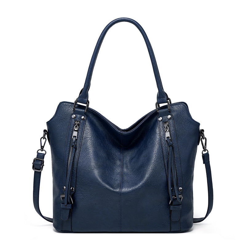 Damen Hobo-Tasche mit elegantem Faltendesign und abnehmbaren Schulterriemen Nord Taschen