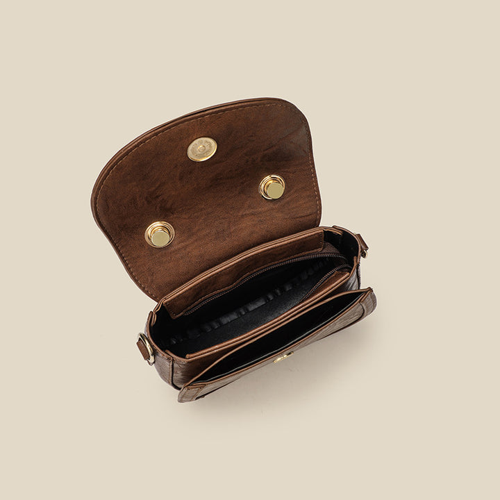 Damen Mini-Handtasche mit verspieltem Detail und hochwertigem Kunstleder Nord Taschen