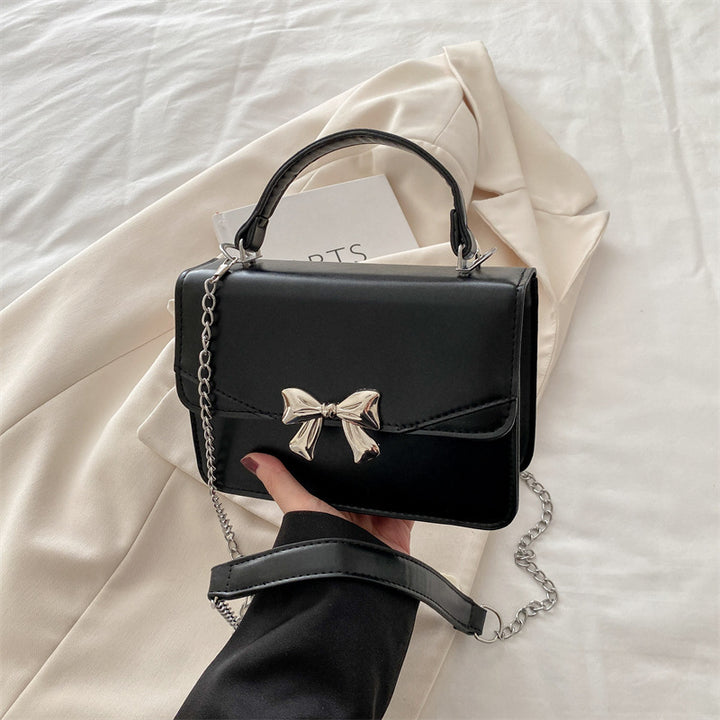 Damen elegante Handtasche mit verspieltem Schleifenakzent Nord Taschen