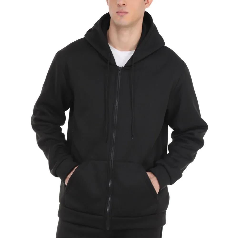 Unisex nan Zip-Hoodie mit verdecktem Reißverschluss, minimalistischer Silhouette und angerautem Innenfutter Nord Taschen