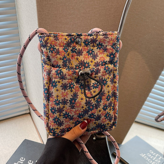 Damen Crossbody-Tasche mit einzigartigem floralem Design Nord Taschen