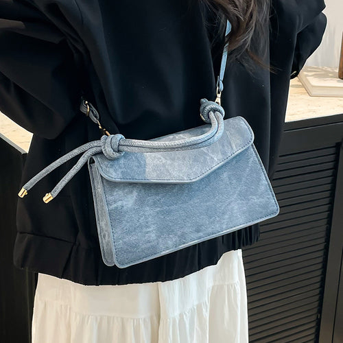 Damen Umhängetasche mit hochwertigem Knotenverschluss und elegantem Design Nord Taschen