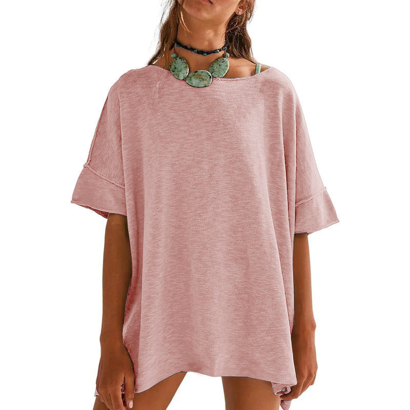Damen Oversized Relaxed Fit T-Shirt