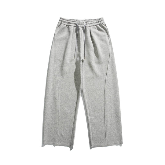 Damen Cropped-Sweatpant mit rohem Saum, elastischem Bund und seitlichen Eingrifftaschen Nord Taschen
