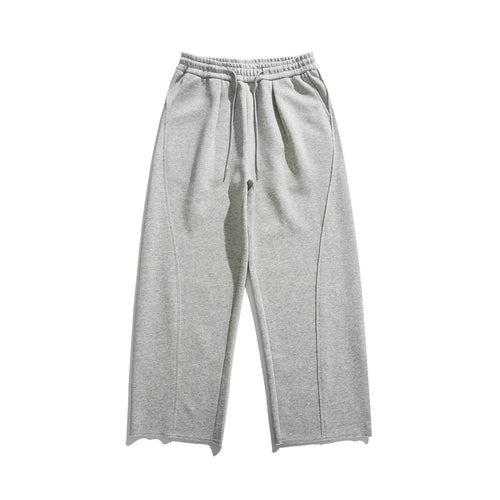 Damen Cropped-Sweatpant mit rohem Saum, elastischem Bund und seitlichen Eingrifftaschen Nord Taschen