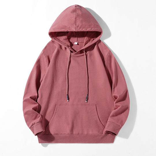 Unisex Locker geschnittener Kapuzenpullover aus Baumwollmix mit Kängurutasche und Kordelzug Nord Taschen