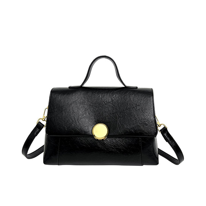 Damen elegante Handtasche mit praktischem Klappverschluss Nord Taschen
