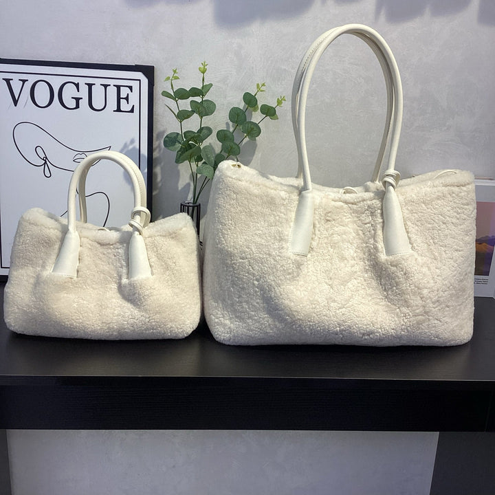 Damen gemütliche und stylische Filz-Shopper-Tasche Nord Taschen