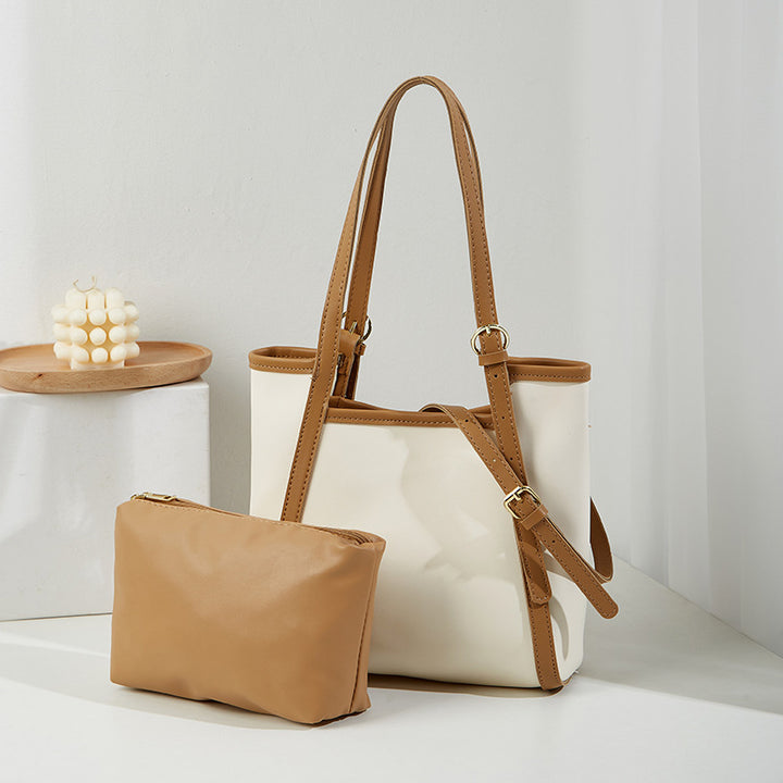 Damen Tote-Tasche mit abnehmbarem Kosmetiktäschchen und elegantem Design Nord Taschen