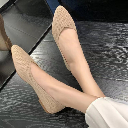 Damen elegante und atmungsaktive Ballerinas mit flexiblem Fußbett - Arvani