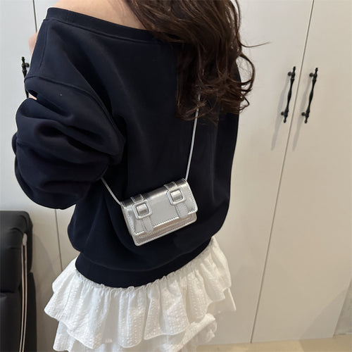 Damen klassische Mini-Umhängetasche mit elegantem Riemen Nord Taschen