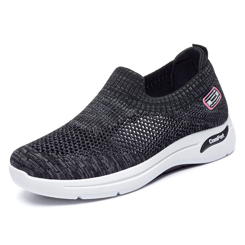 Damen Atmungsaktive Slip-On Sneakers mit weichem Stretch-Obermaterial
