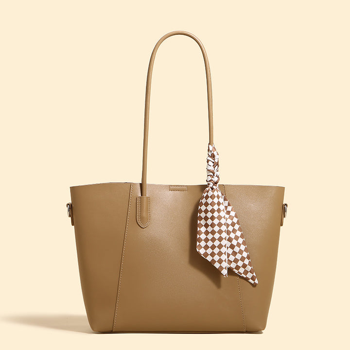 Damen Shopper-Tasche mit elegantem Design und abnehmbaren Halstuch Nord Taschen
