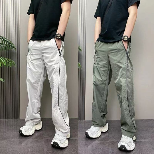 Herren Sportliche Freizeithose mit Reißverschluss und Seitentaschen Nord Taschen