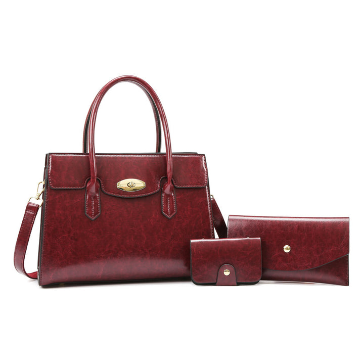 Damen elegantes Handtaschen-Set mit abnehmbarem Umhängeriemen Nord Taschen