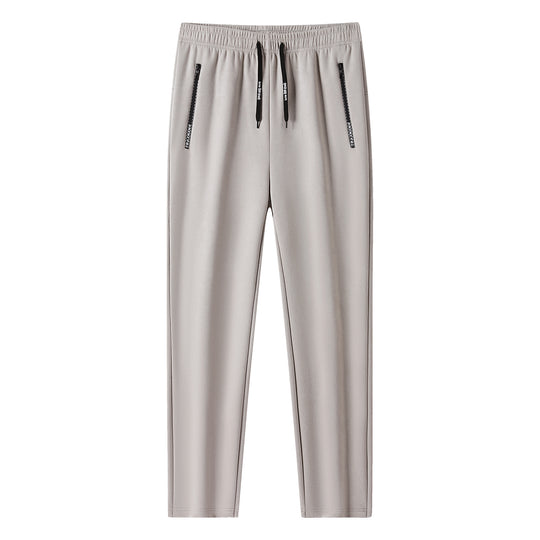 Herren Slim-Fit Jogginghose mit Gummibund, Kordelzug und Reißverschlusstaschen Nord Taschen