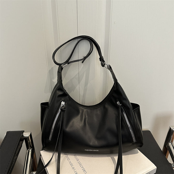 Damen Hobo-Tasche mit modischem Design und praktischen Reißverschlusstaschen Nord Taschen