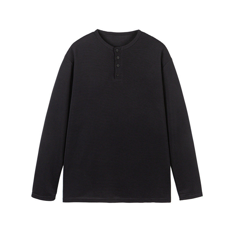 Unisex Thermisches Henley‑Shirt mit Waffelstruktur und langer Arm Nord Taschen