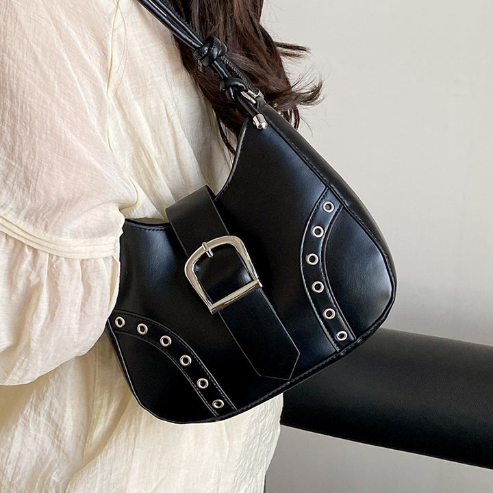 Damen Hobo-Handtasche mit stylishen Details und verstellbarem Tragegurt Nord Taschen