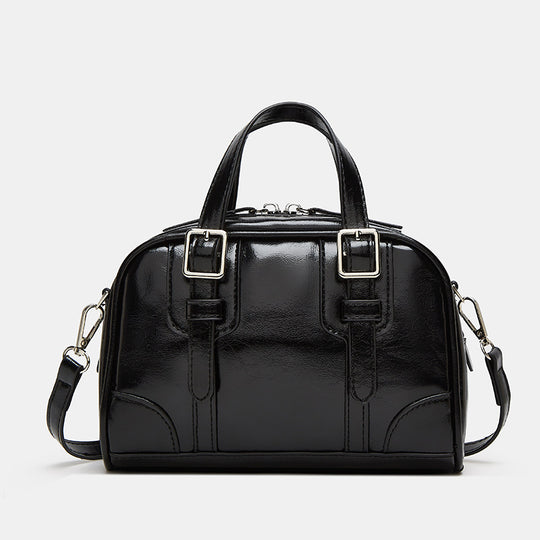 Damen elegante Handtasche mit strukturiertem Kunstleder und abnehmbaren Schulterriemen Nord Taschen