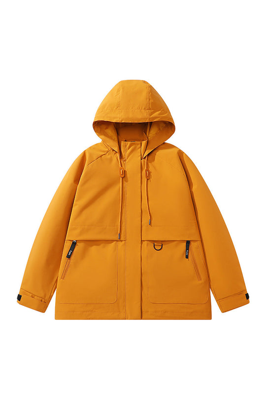 Unisex leichte wind- und wasserabweisende Kapuzenjacke im minimalistischen Utility-Stil Nord Taschen