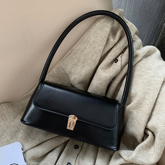 Damen elegante Handtasche mit klassischem Klappverschluss Nord Taschen