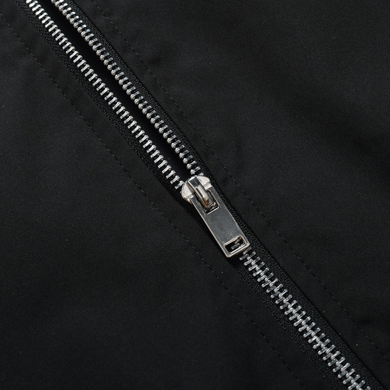 Herren leichte Nylon-Bomberjacke im Aviator‑Utility‑Stil mit Ärmeltasche und Rippbündchen Nord Taschen