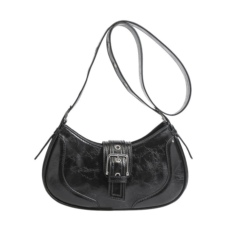 Damen Umhängetasche mit elegantem Schnallenverschluss und strukturierter Oberfläche Nord Taschen