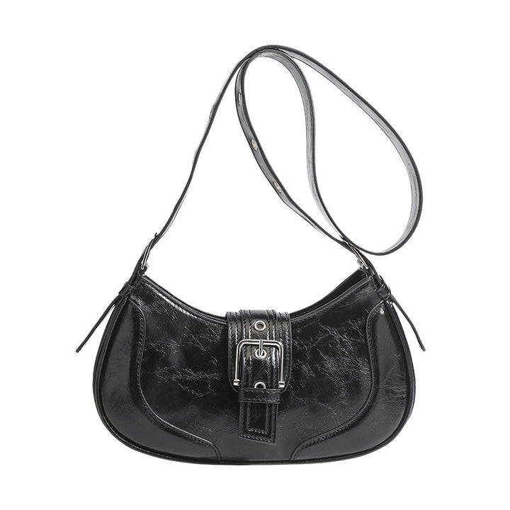 Damen Umhängetasche mit elegantem Schnallenverschluss und strukturierter Oberfläche Nord Taschen