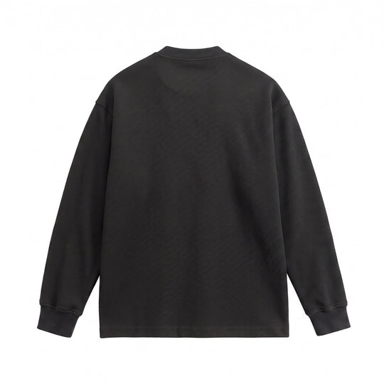 Unisex Strukturierter Henley-Pullover mit Knopfleiste und geripptem Stehkragen Nord Taschen