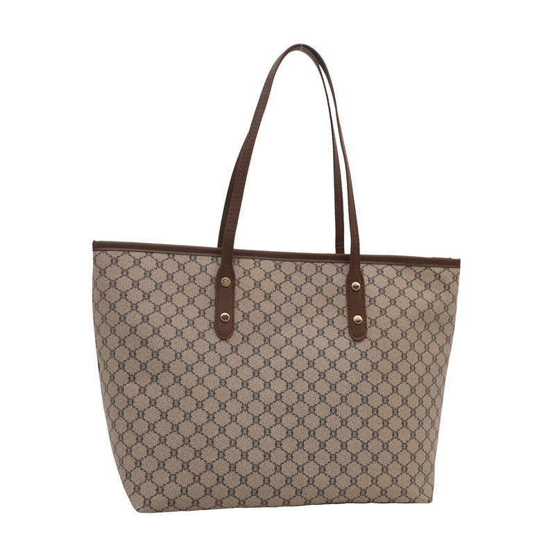 Damen elegante Tote-Tasche mit geometrischem Muster Nord Taschen