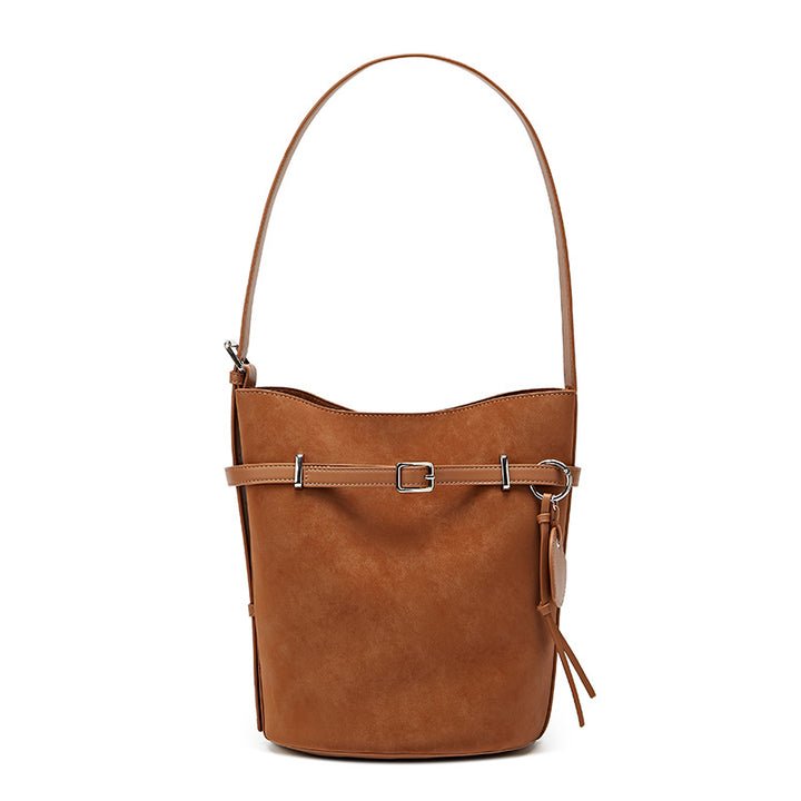 Damen Hobo-Tasche aus hochwertigem Kunstleder mit praktischen Innenfächern Nord Taschen