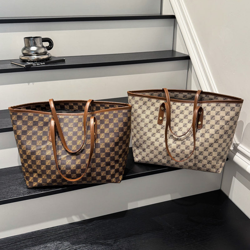 Damen elegante Shopper-Tasche mit stilvollem Logo Nord Taschen