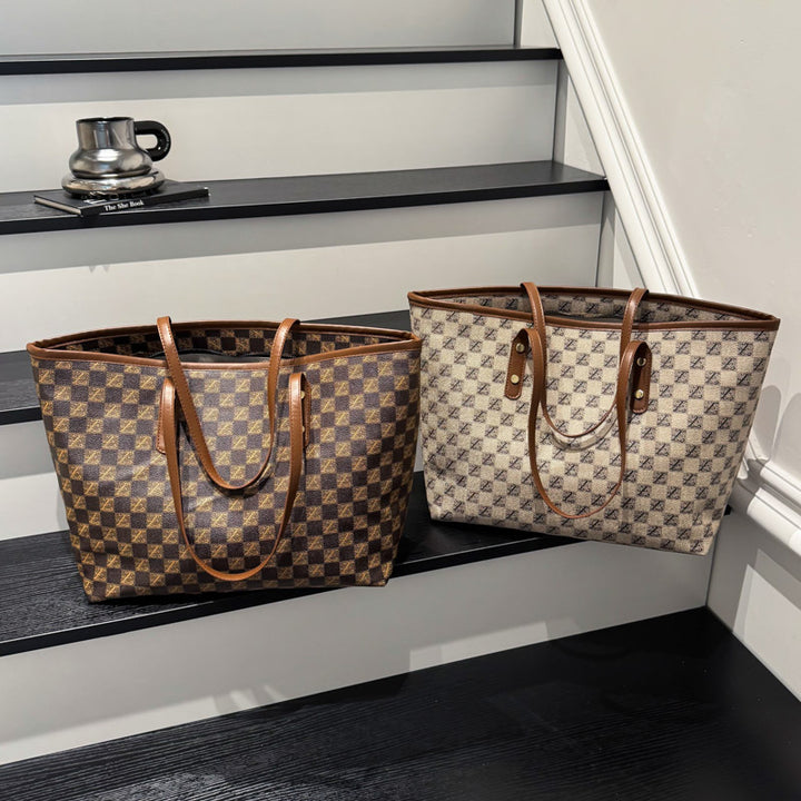 Damen elegante Shopper-Tasche mit stilvollem Logo Nord Taschen